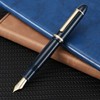 Jinhao X159 Fountain Pen #8 Medium Nib Blue with Gold
