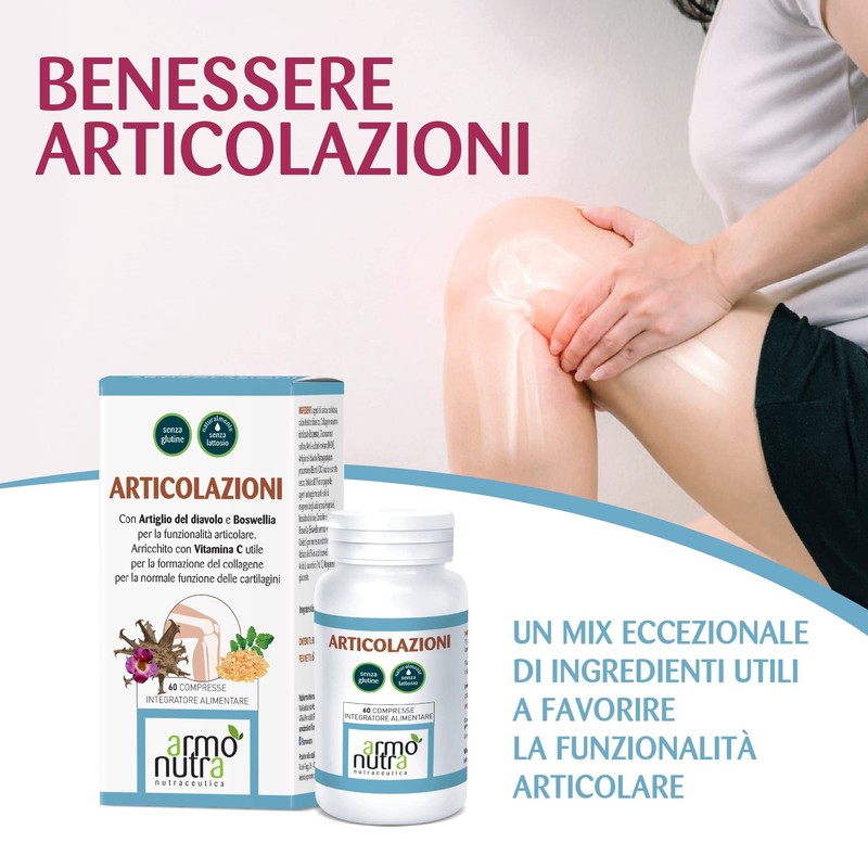 armonutra - Integratore Alimentare per il Benessere delle Articolazioni -