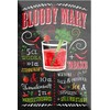 schilderkreis24 Cocktail Recipe "Bloody Mary" Magnet Alcohol Spirits Decorative Fridge