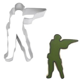 R&M Soldier/Hunter 5" Cookie Cutter Tinplated Steel