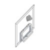 CRL White Plastic Screen Wicket
