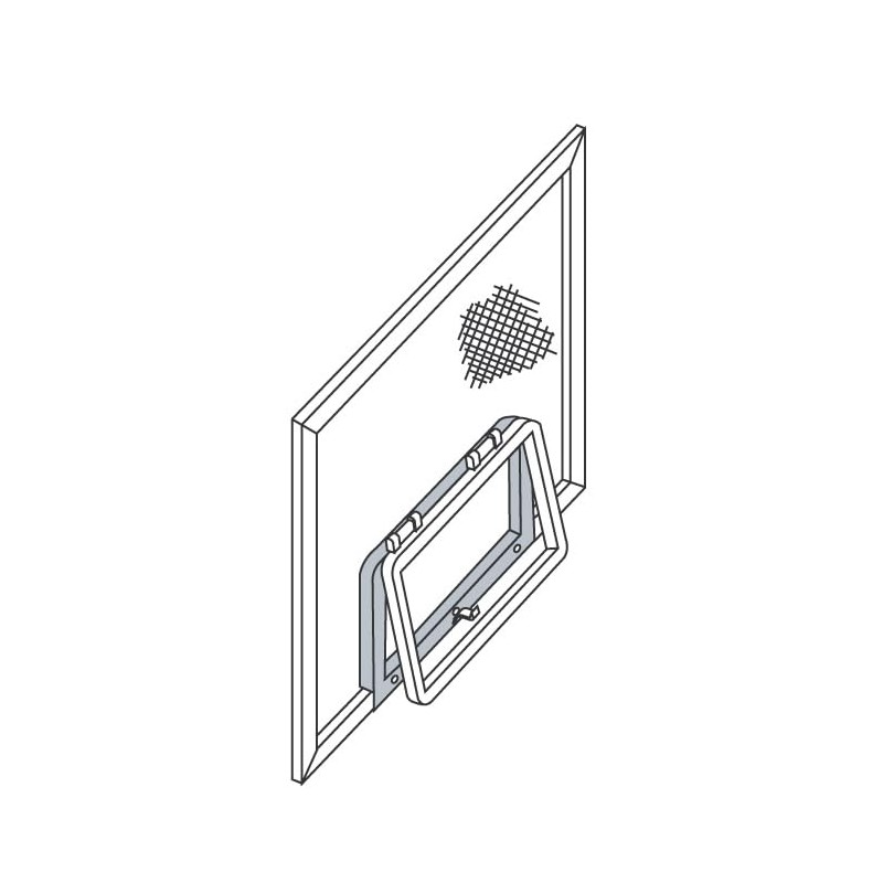 CRL White Plastic Screen Wicket