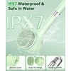 Electric Body Brush Back Scrubber for Shower, Waterproof Long Handle