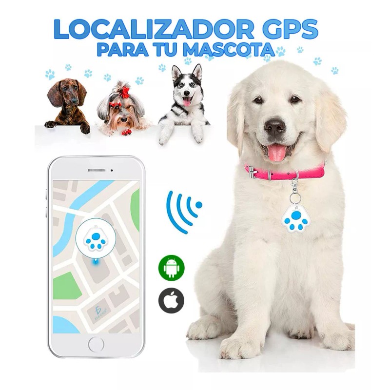 Ele-Gate Rastreador Localizador Bluetooth Gps En Forma De Huella Color