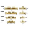 LOOTICH Brass Door Double Ball Tension Catches 42mm for Cabinet