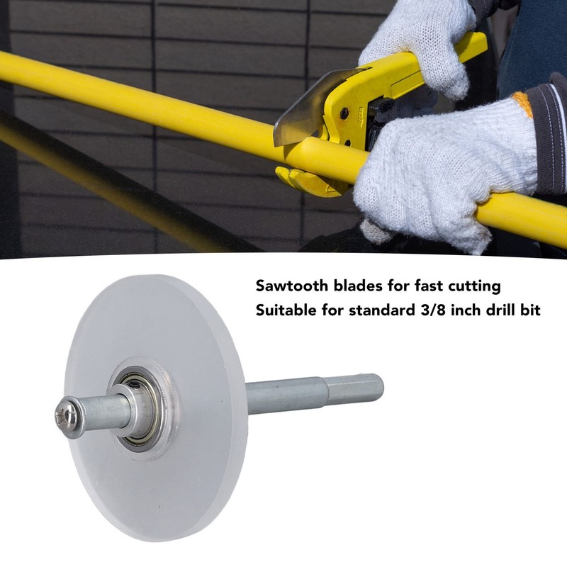 Inside PVC Pipe Cutter with Adjustable Depth Gauge Guide and