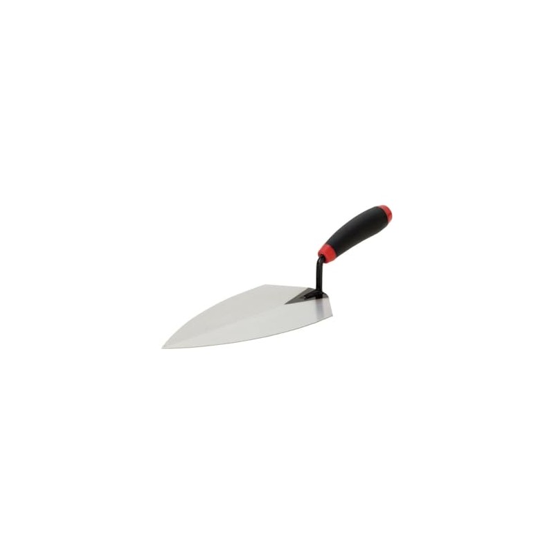 Hyde Tools 18090 10-Inch MaxxGrip Philadelphia Style Brick Trowel