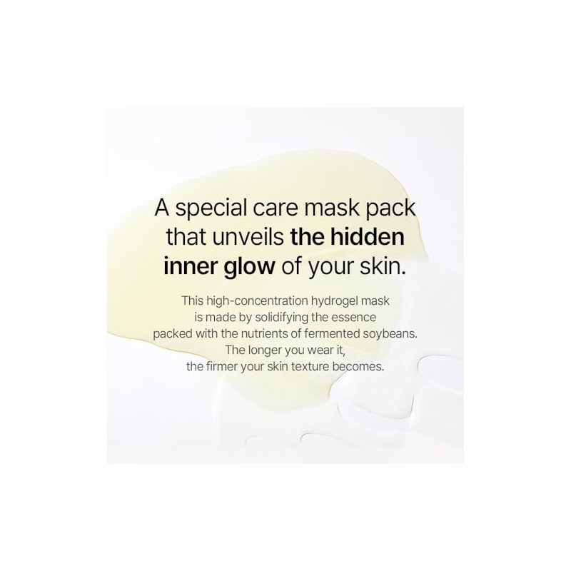 mixsoon Bean Collagen Hydrogel Mask - Mascarilla Facial de Hidrogel