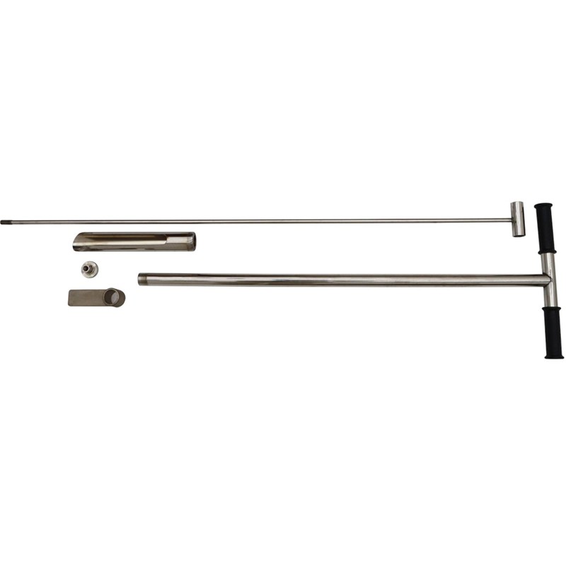 INTSUPERMAI Soil Probe Sampler with Foot Pedal Stainless Steel Soil
