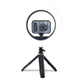 VTech KidiZoom Video Studio Deluxe Bundle - Children's Camera with Green Screen, Tripod, Ring Light, Gloves and Much More - For Children Aged 5-12 Years