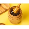 SOLTAKO Olive Wood Honey Pot / Honey Container