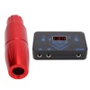 Tattoo Machine Kit Red Motor Pen LED 2 Channel Output