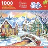 FLINK Rompecabezas Villa Navideña Navidad 1000 Piezas