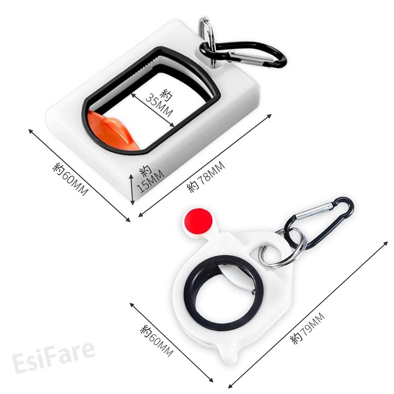 EsiFare Insul-Lock Holder [Set of 2] Cable Tie Holder Fluorescent