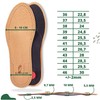 SULPO Orthopaedic Leather Insoles for Sweaty Feet, Forefoot Pain and