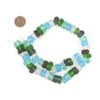 TheBeadChest Earth Mix Faceted Recycled Java Sea Glass Beads -