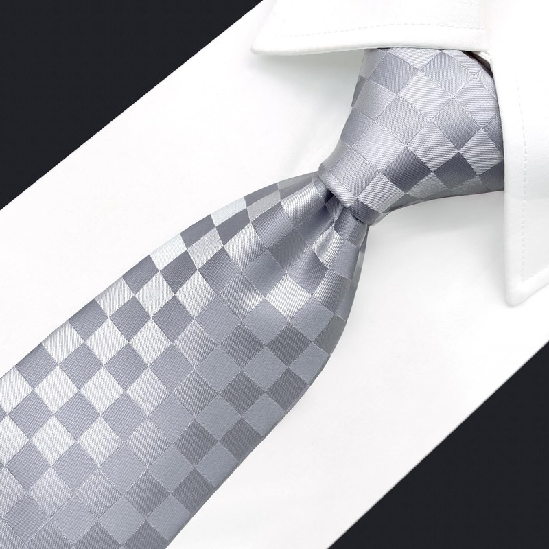 S&W SHLAX&WING Men's Necktie, Assorted Stripes, Plain, Dots, 57.9 inches