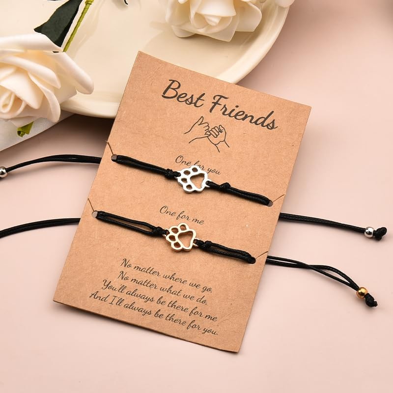 Best Friends Gifts for Women 2 Friends Bracelet Accessories Matching