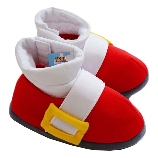 Sonic The Hedgehog- Sonic Plush Slippers (Scale-Up Adult Size)