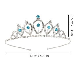 Jilskl Pack of 2 Dress Up Tiara Crown Set, Princess Tiara Crown, Princess Wand, Princess Crown Girls, Tiara Kids Girls, A Princess Set Every Girl Likes