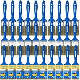King Origin Versatile Paint Brush Set, 30 Pack, 2 Inch Paint Brushes, Small Paint Brushes for Walls, Furniture, Crafts - Detailed Painting & Larger Surface Coverage