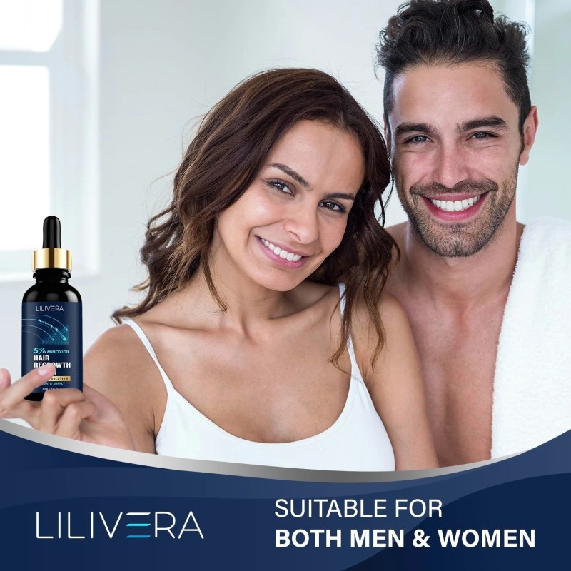 LILIVERA Hair Growth Serum for Men and Women Kit