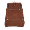 WIDEBROWN 10 Pocket Split Suede Leather Nail & Tool Pouch,