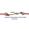 Marcobrothers Multipurpose Mini Bungee Cord with Steel Hook for Tarps,