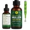 Mullein Leaf Herbal Drops with Marshmallow Root for Lung Health,