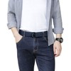 ITIEZY Canvas Work Belt, Men's Belt Without Holes Continuously Adjustable