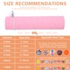 0.7mm/4 Rolls Elastic String for Bracelets, 50M Clear Bracelet String,