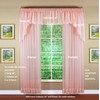 Today's Curtain Emelia Original Voile Panel 84", Rose, 60" W