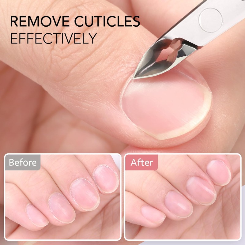 GAOY Professional Cuticle Nippers, Stainless Steel Cuticle Trimmer Nail Clippers,