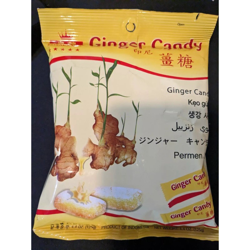 Royal King Ginger Candy Permen Jahe (Original) - 4.4oz (Pack