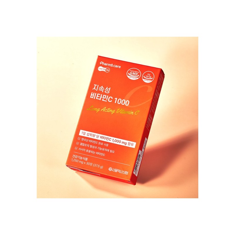 [Lacto-on] Long-acting Vitamin C 1,000mg 30 Tablets 2 Boxes /