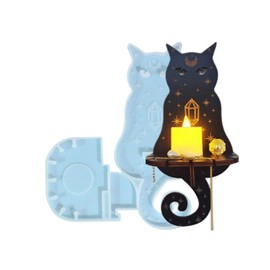 Resin Molds Silicone,Cat Totem Silicone Molds for Making Candle Holder on Wall,Epoxy Molds for DIY Resin Art Crafts Gift,Home Decoration