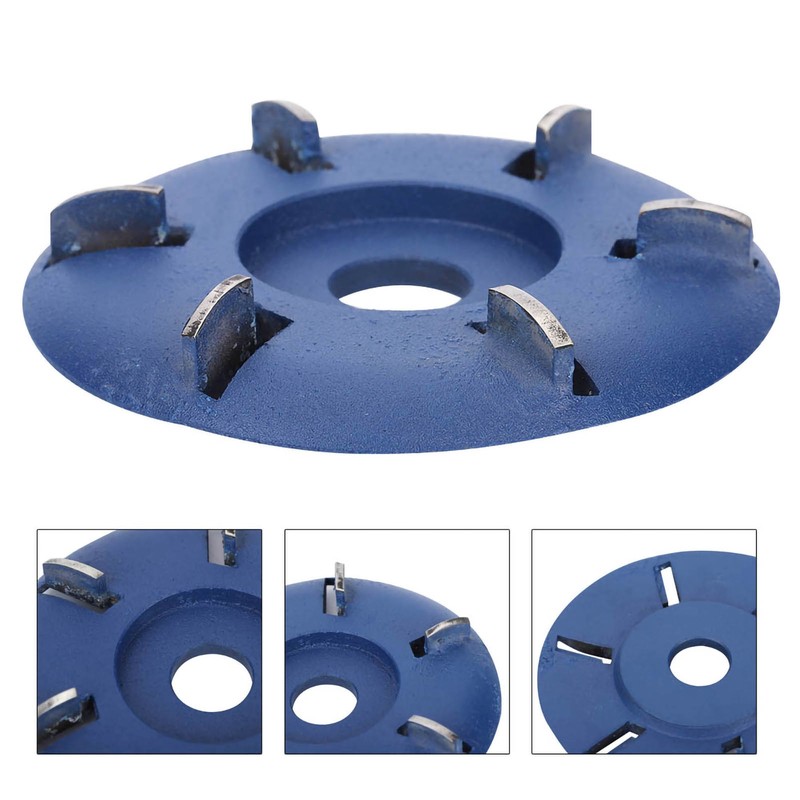 6‑Tooth Arc Dics Hexagonal Shovel for Roughening Polishing Carving Woodworking