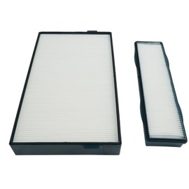 FridayParts Cabin Air Filter Kit 11703979 11703980 Compatible for Volvo Loader L110E L120D L150D L180D L220D L330D L50E Replacement