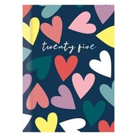 Fun Hub 2023 Diary Pocket Week to View Fashion soft padded hardback Holographic Foil (Pattern 2)