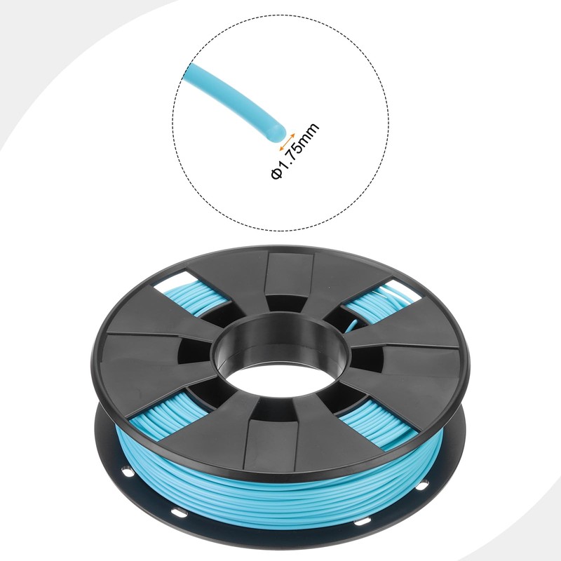sourcing map 1.75mm Filaments PLA Blue Green 0.25KG Dimensional Accuracy