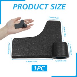 Bread Maker Paddle Compatible with Panasonic Bread Machines,Non-Stick Teflon Coated Flat Kneading Paddle, Durable Replacement Mixing Accessory for Panasonic SD256 SD257