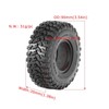 1.55 inch Tires Rubber Tyres for 1:10 RC Crawler Car