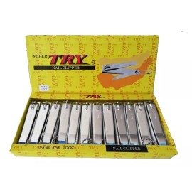 TRY Cortauñas Grande Liso Con Lima Super Try 12 Piezas