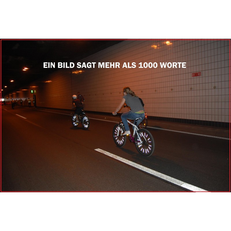 SECUREFLECT Spoke Reflectors - High Visibility Reflection for Maximum Bicycle