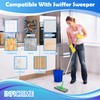 INFICRIME 6 Pack Reusable Microfiber Mop Pads Compatible with Swiffer