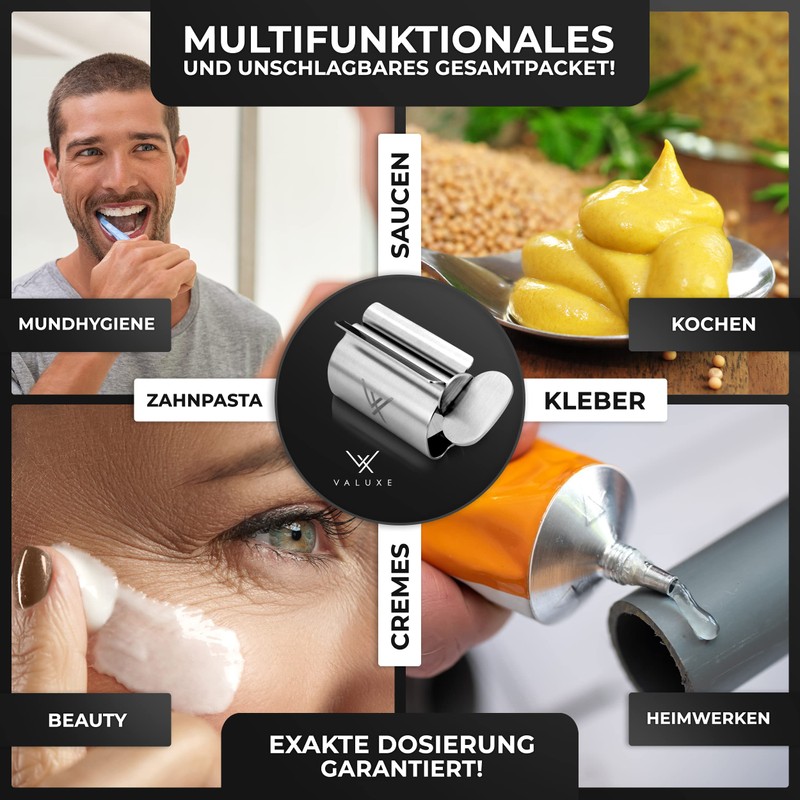 VALUXE® Premium Tube Squeezer [3 x Small] - Stainless Steel