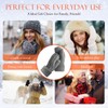 AURUZA Winter Warm Mittens for Women, Cozy Thick Knitted Gloves