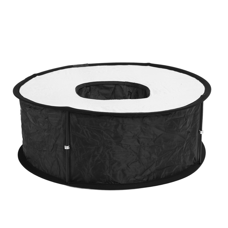 Ring Flash Softbox 17in Flash Diffuser Foldable Portable with Carrying