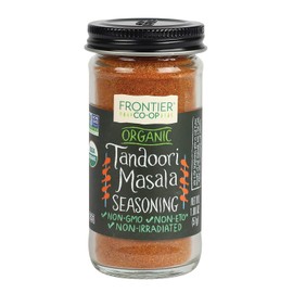 Frontier Co-op Tandoori Masala Seasoning, Kosher, USDA Certified Oranic, Non-GMO, 1.8 Ounce (Pack of 1)
