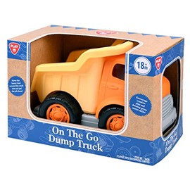 PlayGo On The Go Dump Mini Truck Toys, Push & Go Truck Sand Toy for Boys, Toddler Outdoor Toy